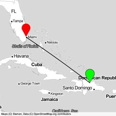 Moca (STI) - Hialeah (MIA) Cheap Flight Tickets Price Calendar 2021