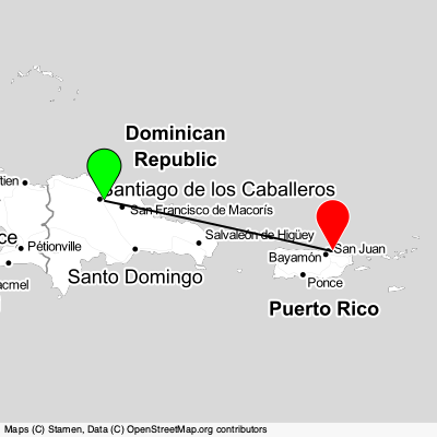 Moca (STI) - Carolina (SJU) Cheap Flight Tickets Price Calendar 2021
