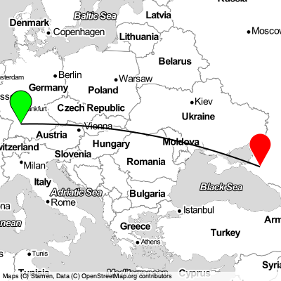 Stuttgart (STR) - Krasnodar (KRR) Cheap Flight Tickets Price Calendar 2021