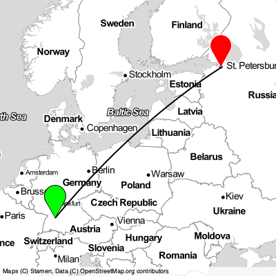 Stuttgart (STR) - St Petersburg (LED) Cheap Flight Tickets Price Calendar 2021