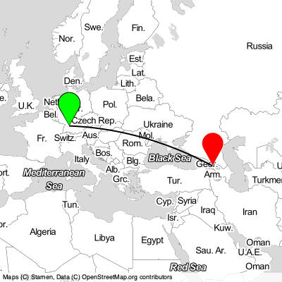 Stuttgart (STR) - Didi Lilo (TBS) Cheap Flight Tickets Price Calendar 2021