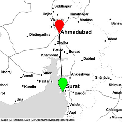Surat (STV) - Ahmedabad (AMD) Cheap Flight Tickets Price Calendar 2021
