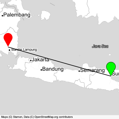 Surabaya (SUB) - Bandar Lampung (TKG) Cheap Flight Tickets Price Calendar 2021