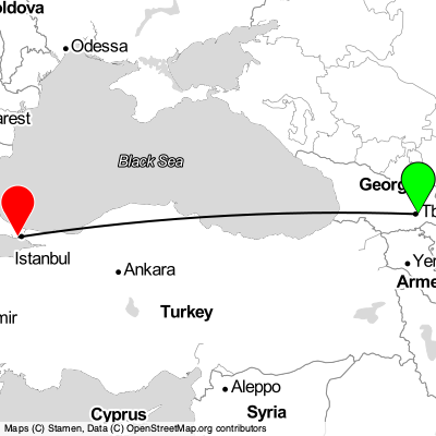 Didi Lilo (TBS) - Esenyurt (IST) Cheap Flight Tickets Price Calendar 2021