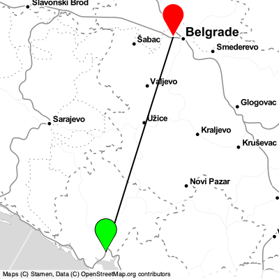 Podgorica (TGD) - BG (BEG) Cheap Flight Tickets Price Calendar 2021