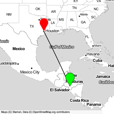 Tegucigalpa (TGU) - Houston (HOU) Cheap Flight Tickets Price Calendar 2021