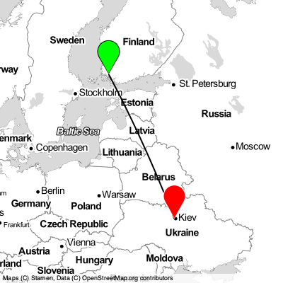 Turku (TKU) - Kyiv (IEV) Cheap Flight Tickets Price Calendar 2021