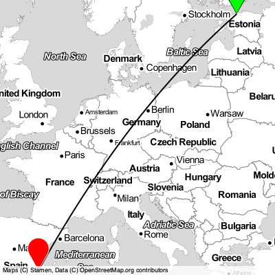 Tallinn (TLL) - Alicante (ALC) Cheap Flight Tickets Price Calendar 2021