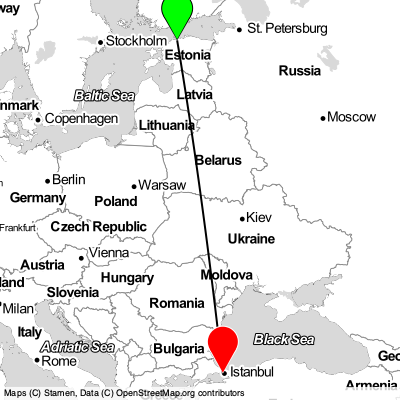 Tallinn (TLL) - Esenyurt (IST) Cheap Flight Tickets Price Calendar 2021