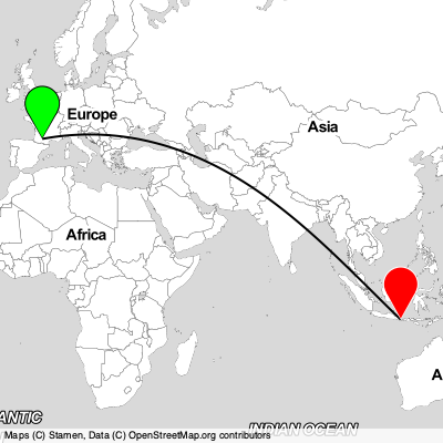 Toulouse (TLS) - Denpasar (DPS) Cheap Flight Tickets Price Calendar 2021
