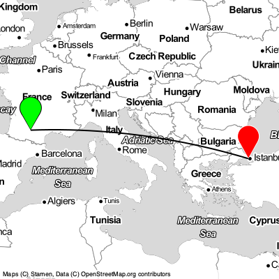 Toulouse (TLS) - Esenyurt (IST) Cheap Flight Tickets Price Calendar 2021
