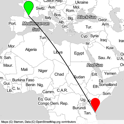 Toulouse (TLS) - Unguja (ZNZ) Cheap Flight Tickets Price Calendar 2021