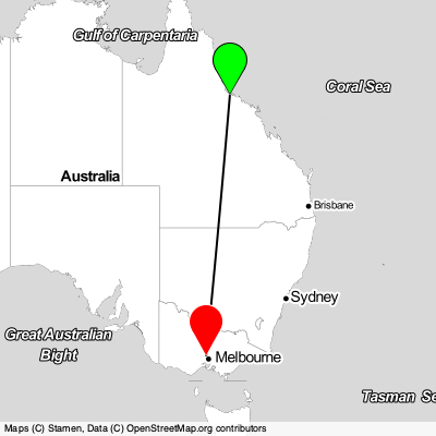 Townsville (TSV) - Melbourne (MEL) Cheap Flight Tickets Price Calendar 2021
