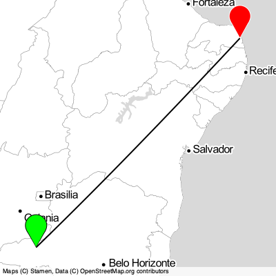 Uberlândia (UDI) - Natal (NAT) Cheap Flight Tickets Price Calendar 2021