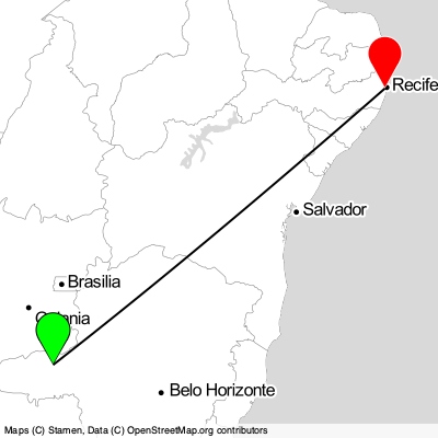 Uberlândia (UDI) - Recife (REC) Cheap Flight Tickets Price Calendar 2021