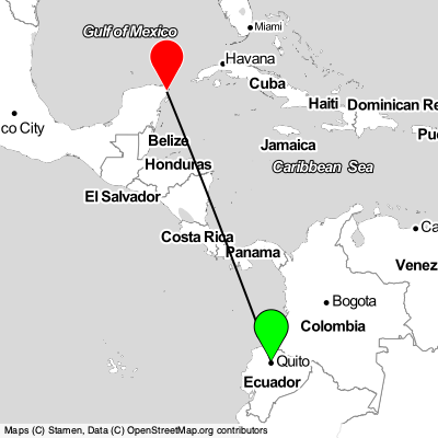 Quito (UIO) - Cancún (CUN) Cheap Flight Tickets Price Calendar 2021