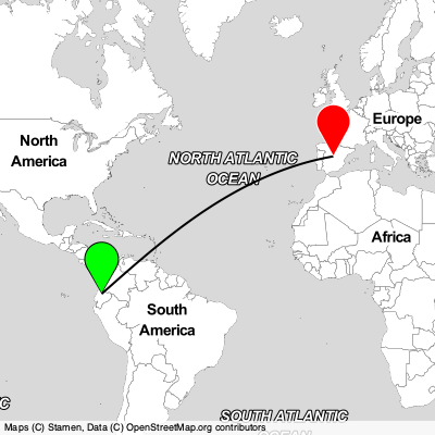 Quito (UIO) - Coslada (MAD) Cheap Flight Tickets Price Calendar 2021