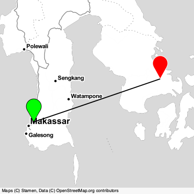 Makassar (UPG) - Makassar (KDI) Cheap Flight Tickets Price Calendar 2021