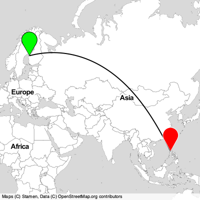 Vaasa (VAA) - Parañaque (MNL) Cheap Flight Tickets Price Calendar 2021