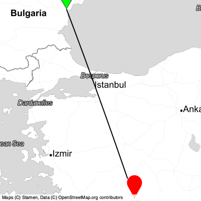 Varna (VAR) - Antalya (AYT) Cheap Flight Tickets Price Calendar 2021