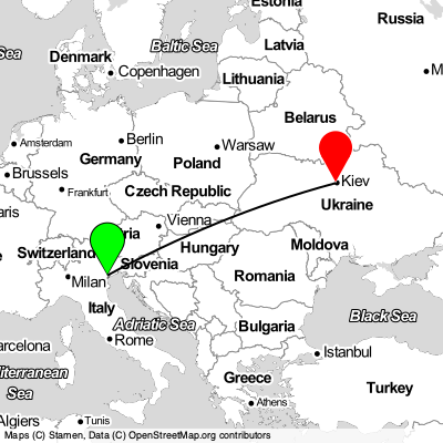 Venice (VCE) - Kyiv (IEV) Cheap Flight Tickets Price Calendar 2021