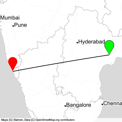 Vijayawada (VGA) - Panaji (GOI) Cheap Flight Tickets Price Calendar 2021