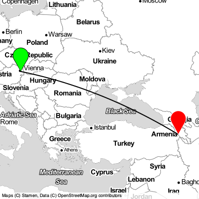 Schwechat (VIE) - Yerevan (EVN) Cheap Flight Tickets Price Calendar 2021
