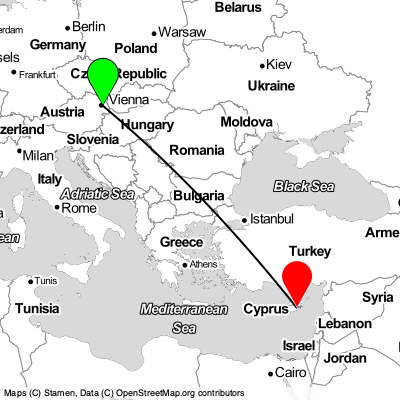 Schwechat (VIE) - Larnaca (LCA) Cheap Flight Tickets Price Calendar 2021