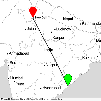 Visakhapatnam (VTZ) - Gurugram (DEL) Cheap Flight Tickets Price Calendar 2021
