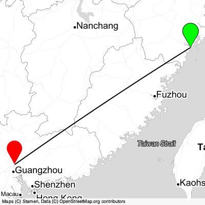 Wenzhou (WNZ) - Guangzhou (CAN) Cheap Flight Tickets Price Calendar 2021