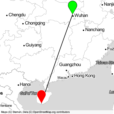Wuhan (WUH) - Sanya (SYX) Cheap Flight Tickets Price Calendar 2021