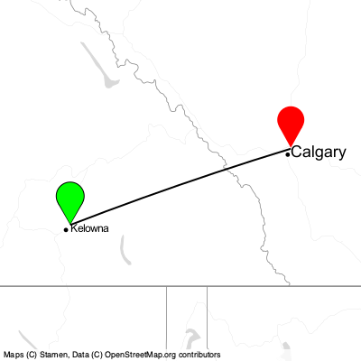 Kelowna (YLW) - Calgary (YYC) Cheap Flight Tickets Price Calendar 2021