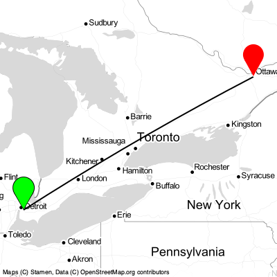 Windsor (YQG) - Ottawa (YOW) Cheap Flight Tickets Price Calendar 2021
