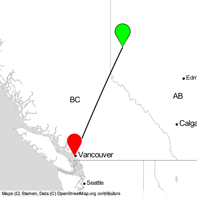 Grande Prairie (YQU) - Richmond (YVR) Cheap Flight Tickets Price Calendar 2021