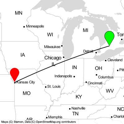 London (YXU) - Kansas (MKC) Cheap Flight Tickets Price Calendar 2021