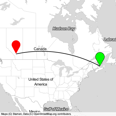 Charlottetown (YYG) - Calgary (YYC) Cheap Flight Tickets Price Calendar 2021
