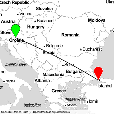 Velika Gorica (ZAG) - Esenyurt (IST) Cheap Flight Tickets Price Calendar 2021